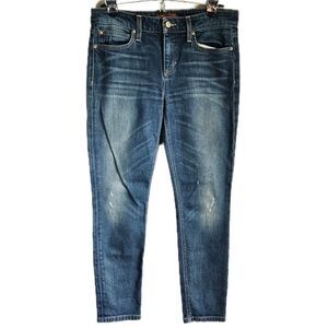 Joe's Skinny Ankle Jeans Women's 28 Distressed Comfort Stretch Whiskering Denim